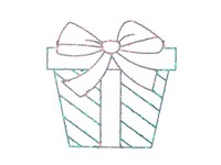 Celebrations LED Multi Present Silhouette 15 in. Hanging Decor