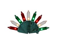 Celebrations Classic LED T5 Red/Green/Pure White 100 ct String Christmas