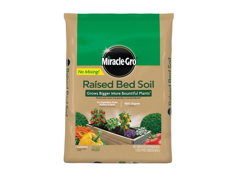 Miracle-Gro Organic All Purpose Raised Bed Soil 1.5 cu ft