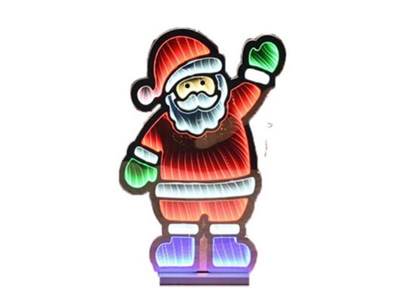 Celebrations LED Multi Santa Animated Decor