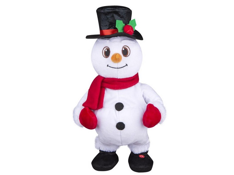 Gemmy Animated Musical Christmas Snowman Animated Decor 15.7480 in.