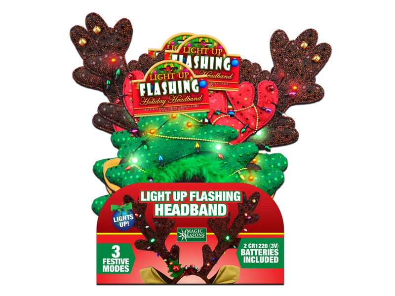 Magic Seasons Christmas Holiday Headbands 1 pk