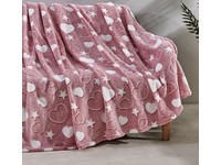 Glow in the Dark My Heart & Stars Throw Blanket 50"x60"