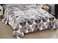 Layton Oversided Printed Queen Blanket 90"x90"