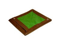 Dry Top 10 ft. W X 20 ft. L Medium Duty Polyethylene Poly Tarp Brown/Green