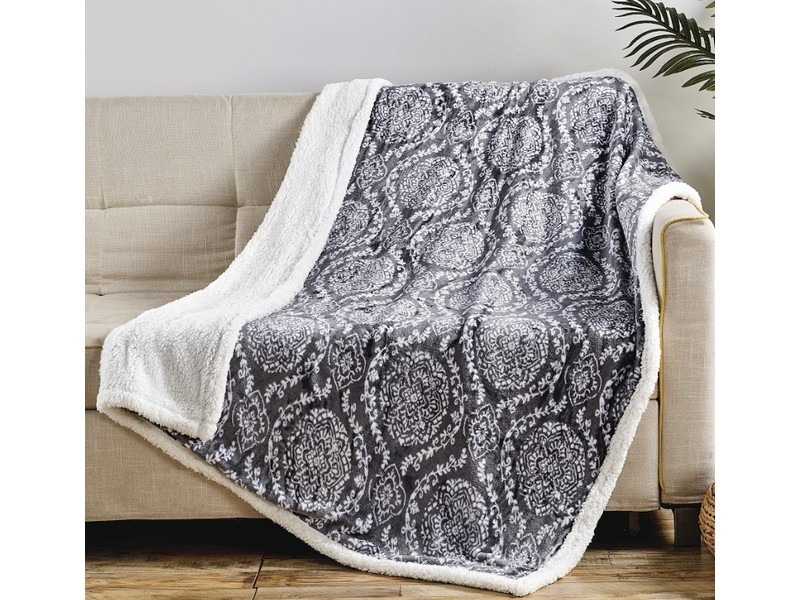 Gracey Sherpa Throw Blanket 50"x60"