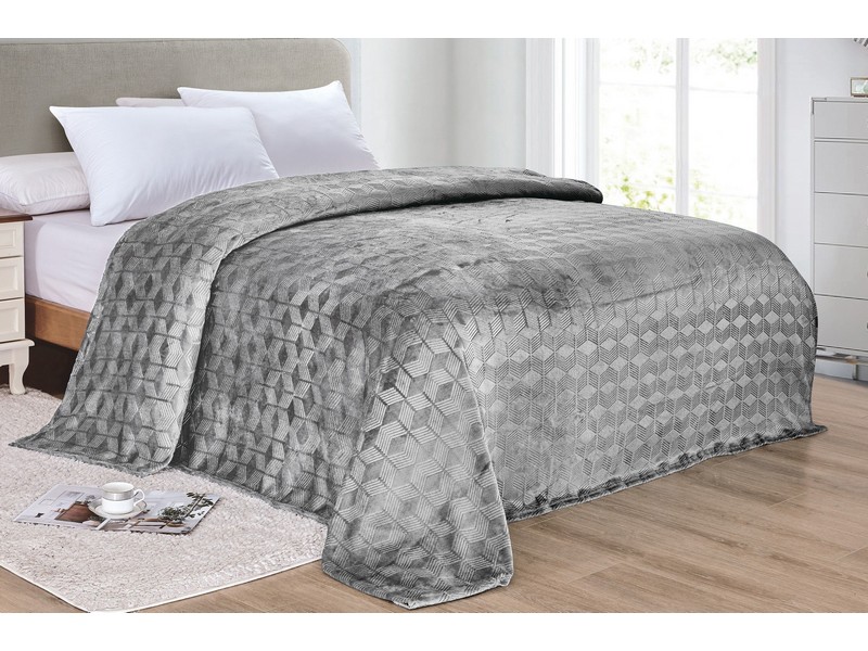 Amarani Queen Size Blanket Grey