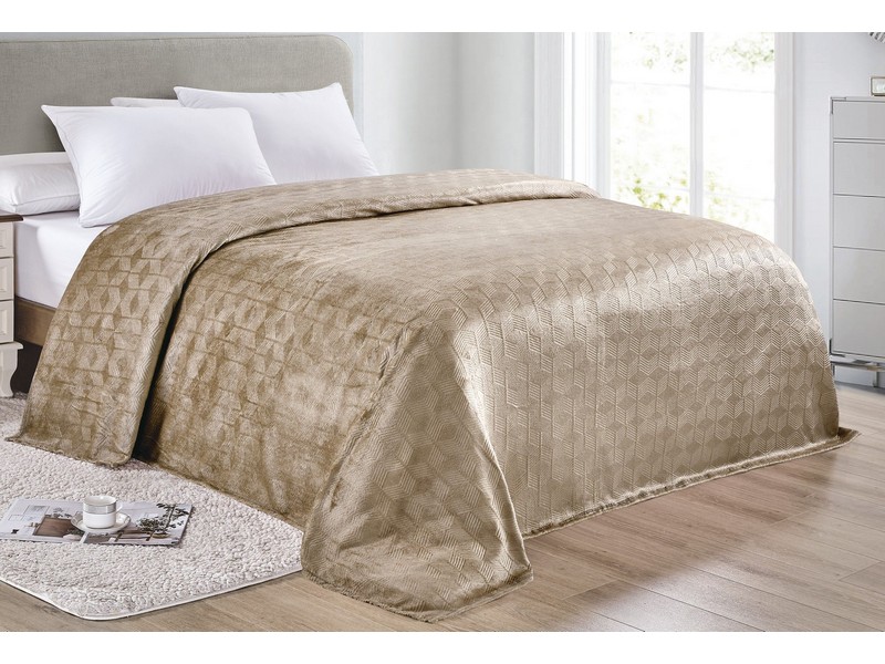 Amarani King Size Blanket Taupe