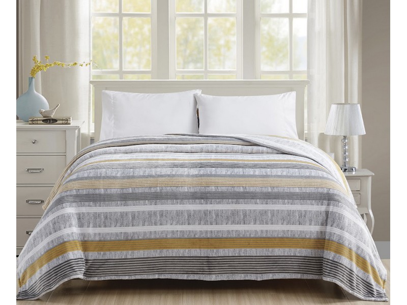 Brea Oversided Printed Queen Blanket 90"x90"