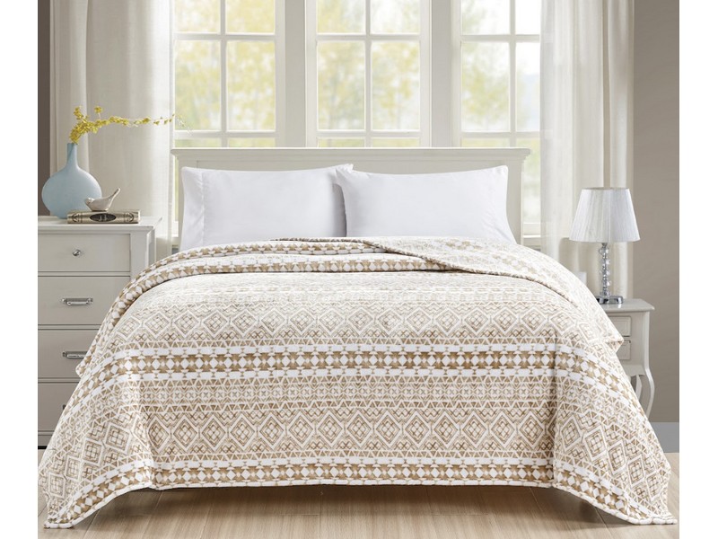 Tala Oversided Printed Queen Blanket 90"x90"