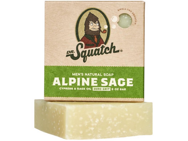 Dr. Squatch Alpine Sage Scent Bar Soap 5 oz 1 pk