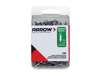 Arrow 1/8 in. D X 1/4 in. Aluminum Rivets Silver 100 pk