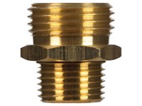 Brass 3/4 in. D X 1/2 in. D Hose Adapter 1 pk