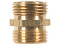 Brass 3/4 in. D X 3/4 in. D Hose Adapter 1 pk