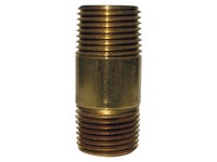 1/2 in. MPT X 1/2 in. D MPT Red Brass Nipple 2 in. L