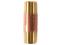 1/2 in. MPT X 1/2 in. D MPT Red Brass Nipple 2-1/2 in. L