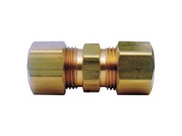3/8 in. Compression X 3/8 in. D Compression Yellow Brass Union