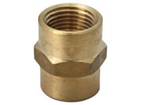 3/4 in. FPT X 1/2 in. D FPT Yellow Brass Reducing Coupling