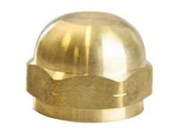 5/8 in. Flare Brass Cap