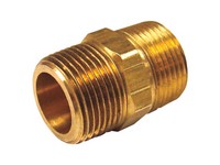 3/4 in. MPT X 3/4 in. D MPT Brass Reducing Hex Nipple