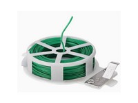 Panacea 7.3 in. H X 6.6 in. W X 2 in. D Green Metal Plant Support Twist Tie