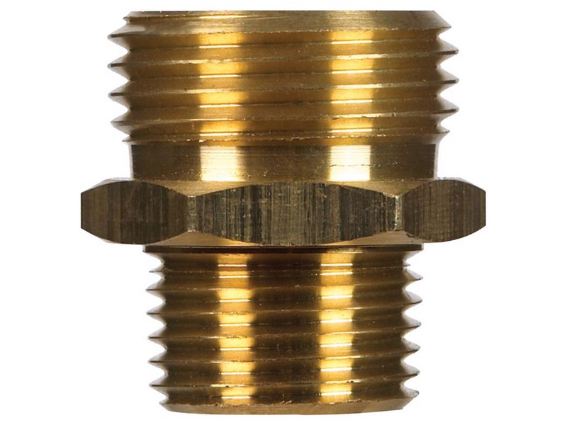 Brass 3/4 in. D X 1/2 in. D Hose Adapter 1 pk