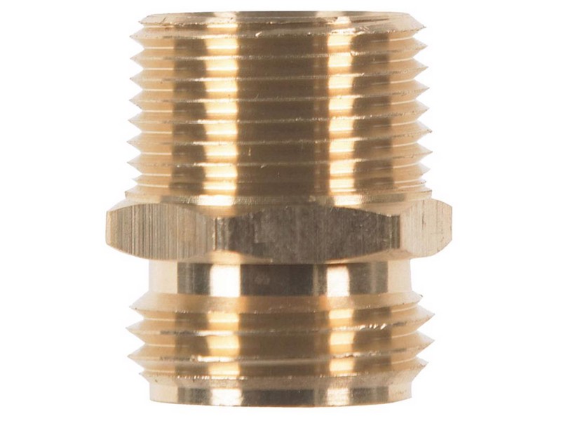 Brass 3/4 in. D X 3/4 in. D Hose Adapter 1 pk