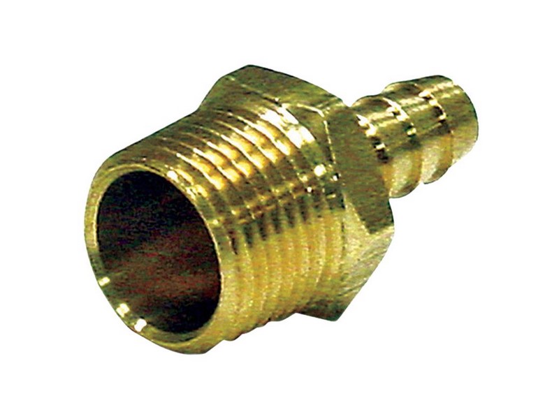 Brass 5/8 in. D X 1/2 in. D Adapter 1 pk