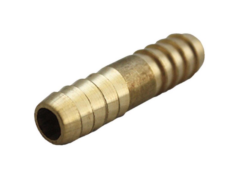 Brass 3/8 in. D X 3/8 in. D Hose Mender 1 pk