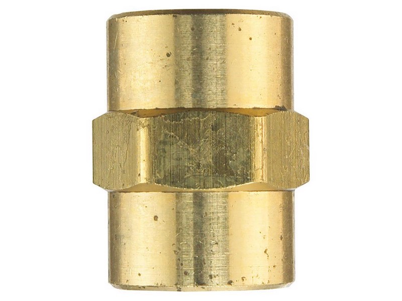 1/2 in. FPT X 1/2 in. D FPT Brass Coupling