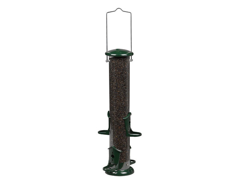 Audubon Finch 1.5 lb Metal Thistle Tube Bird Feeder 4 ports