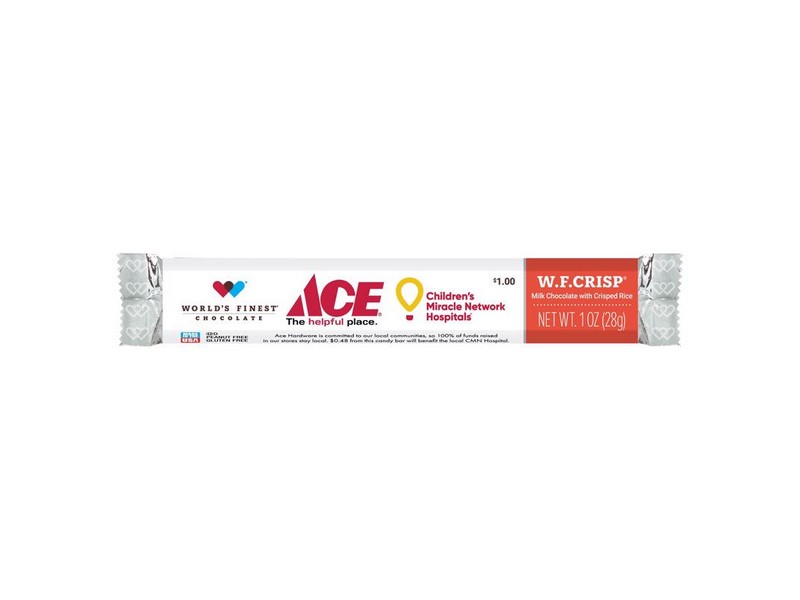 World's Finest Chocolate CMN Bar W.F. Crisp Candy Bar 1 oz