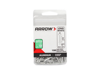 Arrow 1/8 in. D X 1/2 in. Aluminum Long Rivets Silver 100 pk