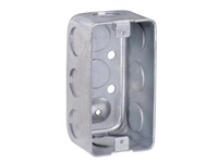 Southwire New Work 13 cu in Rectangle Galvanized Steel 1 gang Outlet Box