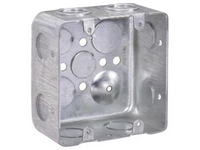 Southwire New Work 30.3 cu in Square Galvanized Steel 2 gang Switch Box Gray