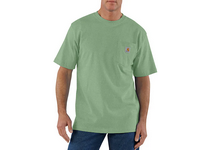 Men's Carhartt Pocket T Shirt Deep Lagoon Heather