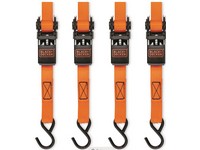 Black and Decker 10' Tiedown Ratchet Straps 4pk