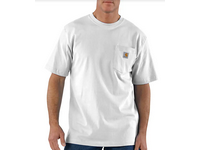 Men's Carhartt Short Sleeve Pocket Work T-Shirt White