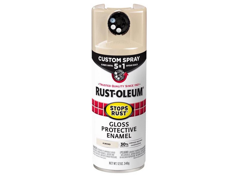 Rust-Oleum Stops Rust Gloss Almond Protective Enamel Spray 12 oz