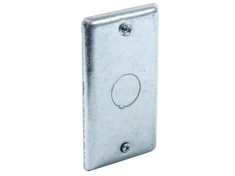 Southwire Rectangle Steel 1 gang Box Cover