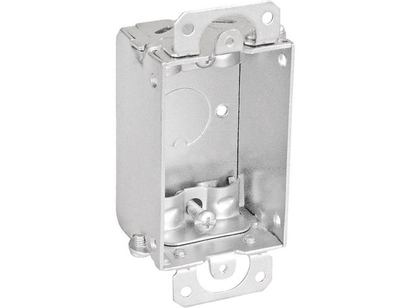 Southwire New and Old Work Rectangle Steel Switch Box