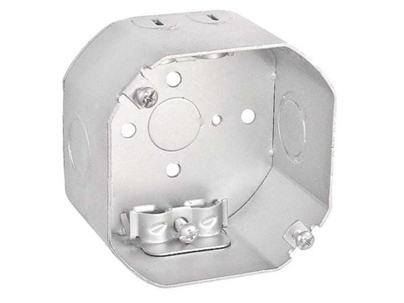 Southwire New and Old Work Octagon Steel Ceiling Box