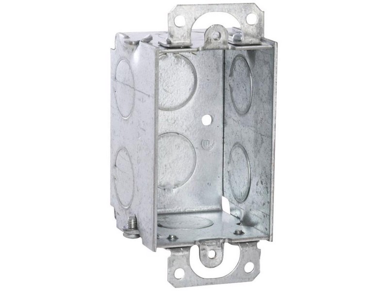 Southwire New and Old Work Rectangle Steel 1 gang Electrical Box