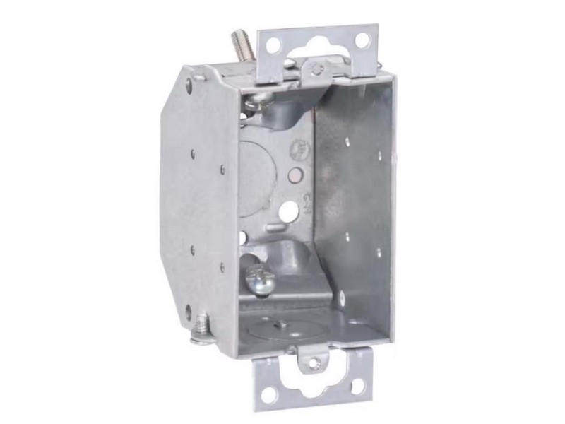 Southwire New and Old Work Rectangle Galvanized Steel 1 gang Switch Box