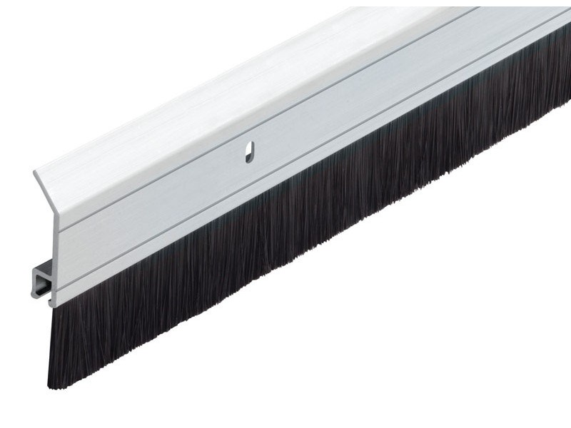 M-D Silver/Brown Vinyl Brush Sweep For Door Bottom 36 in. L X 2-1/4 in. thick T