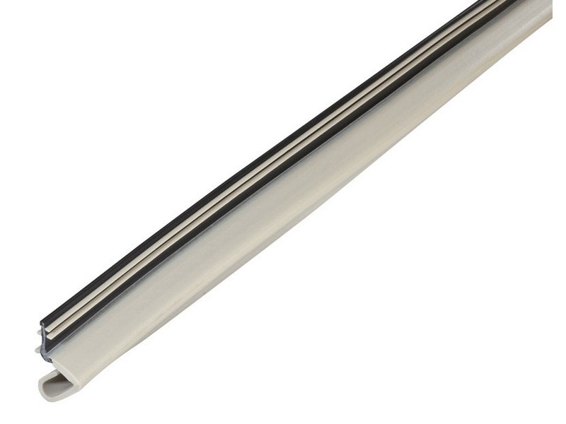 M-D Platinum Collection White Rubber Kerf Molding For Slide-On 81 in. L X 1-1/8 in. T