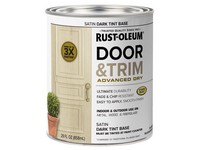 Rust-Oleum Stops Rust Satin Dark Tint Base Door Paint Exterior and Interior