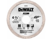 DeWalt HP 4-1/2 in. D X 5/8 in. Diamond Continuous Rim Tile Blade 1 pk