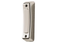 Globe Heath Zenith Satin Nickel Silver Metal Wired Pushbutton Doorbell