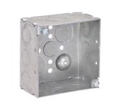 Southwire Old Work Square Galvanized Steel Weatherproof Box Silver